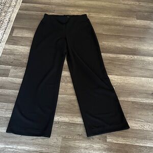 White House Black Market Classic Black Wide-Leg Pants